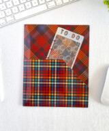 Double-Sided Pocket Folder - Autumn Plaid - Image 3