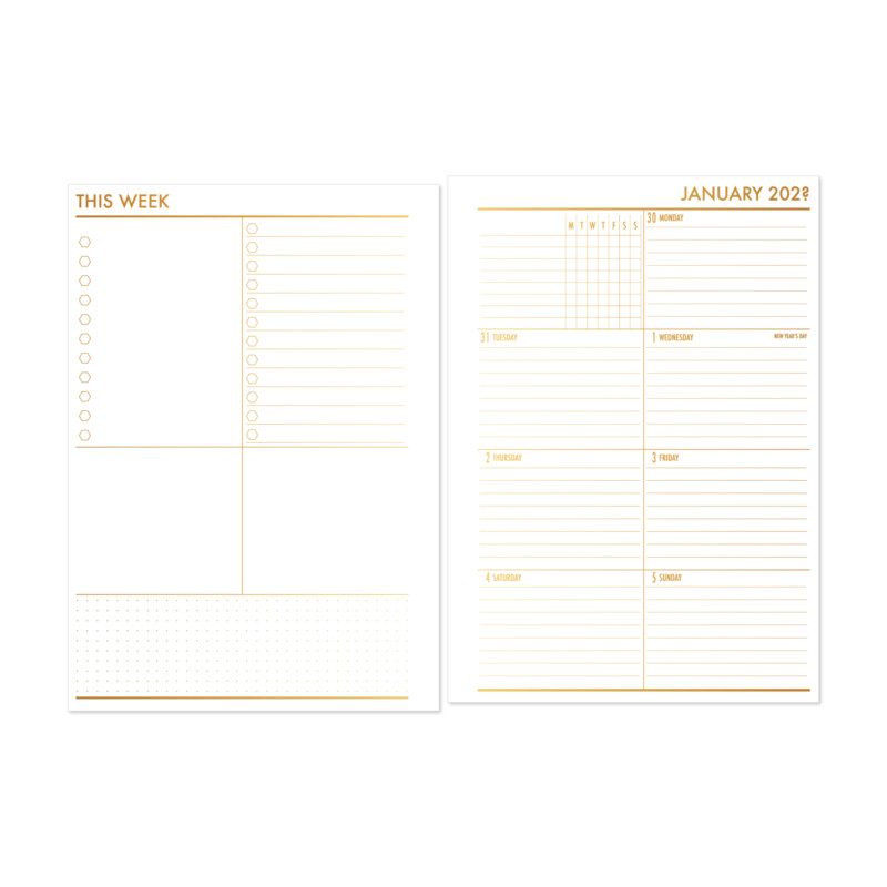 Week on 1 Page Refill - FOILED VERSION