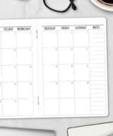 Jungle Love Month on 2 Pages Notebook Refill - Image 9