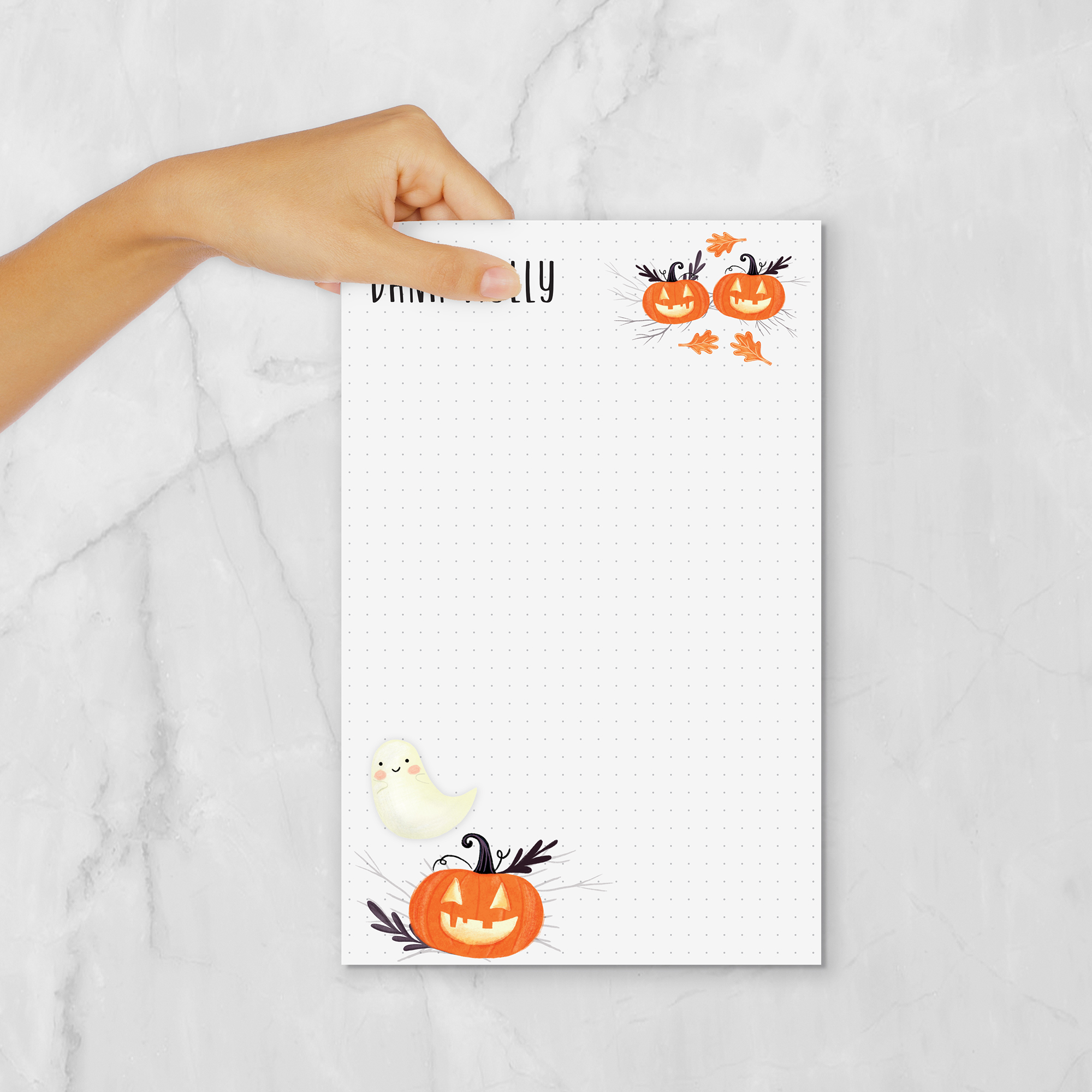 All Hallows Eve Personalized Notepad - Image 3