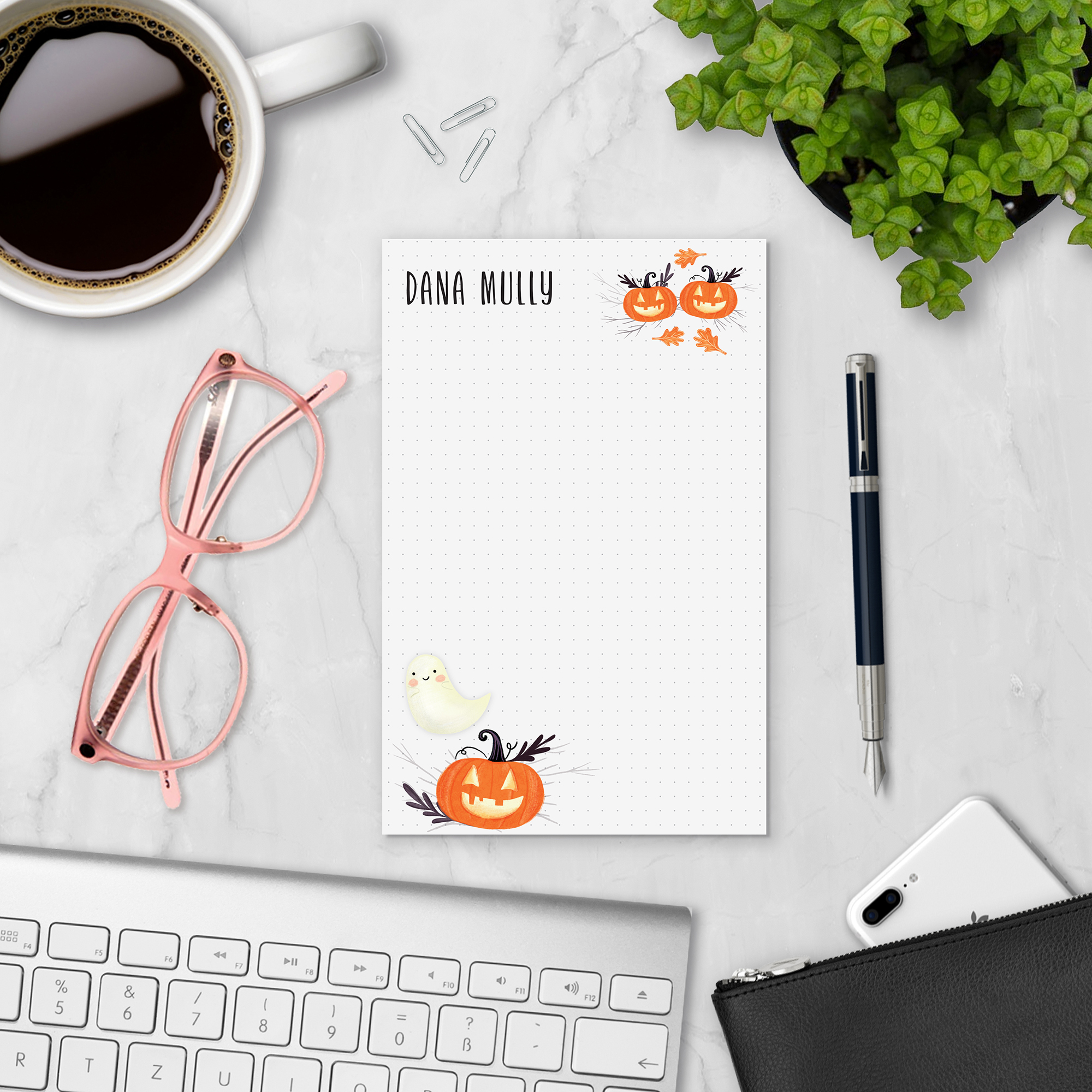 All Hallows Eve Personalized Notepad - Image 2