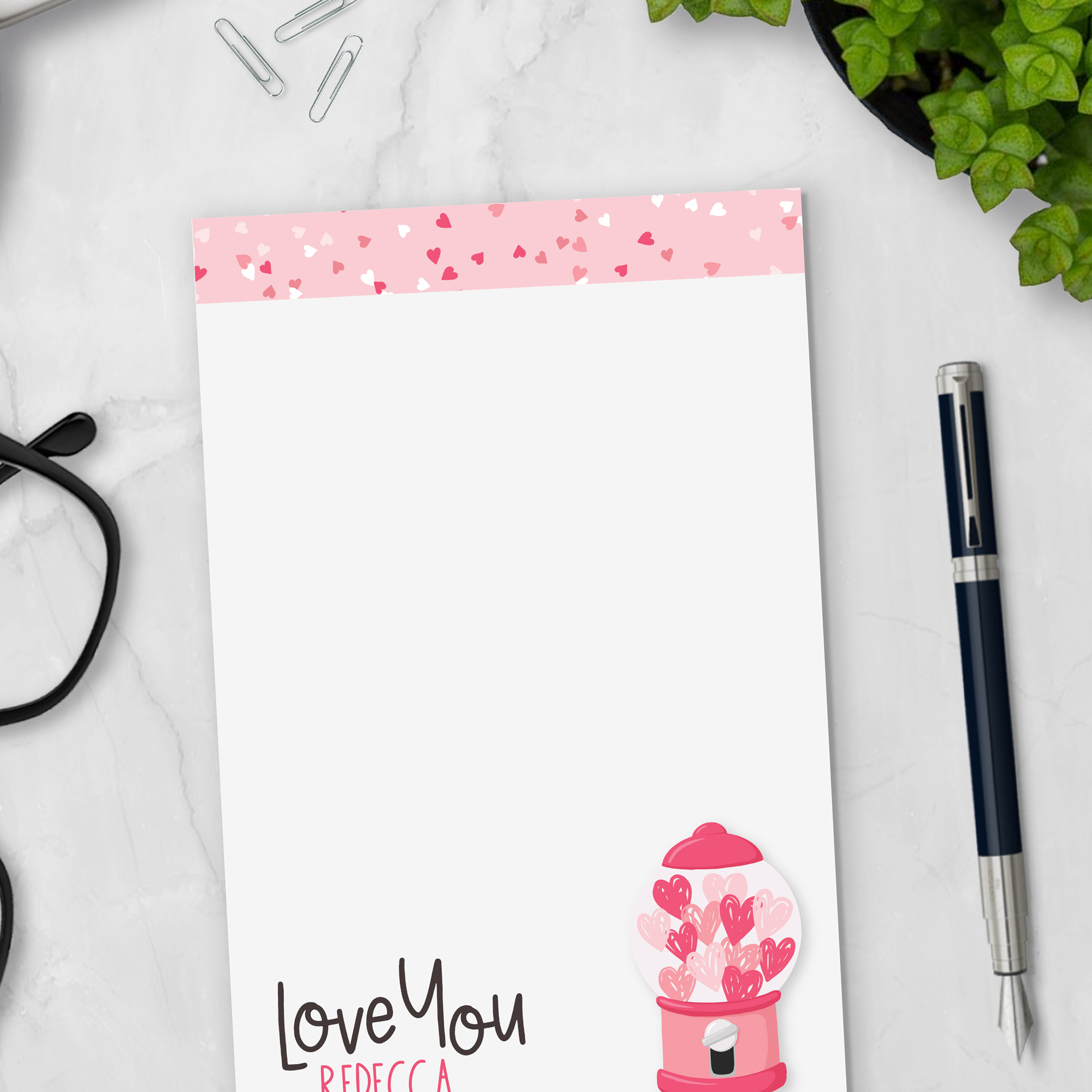 Love Machine Personalized Notepad - Image 4
