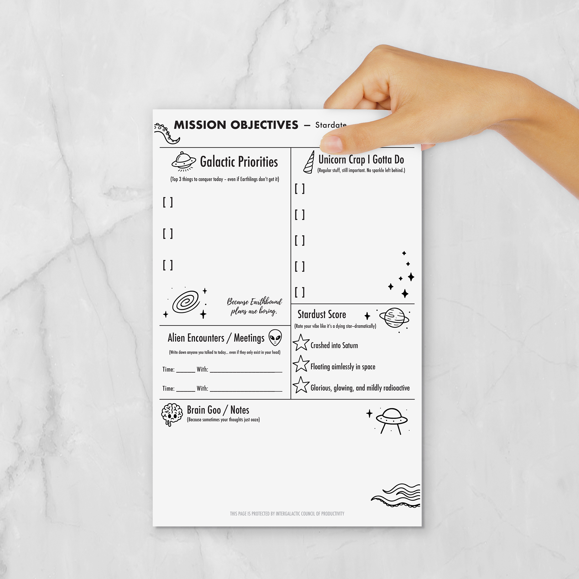 Unicorn from Uranus Notepad - Image 3