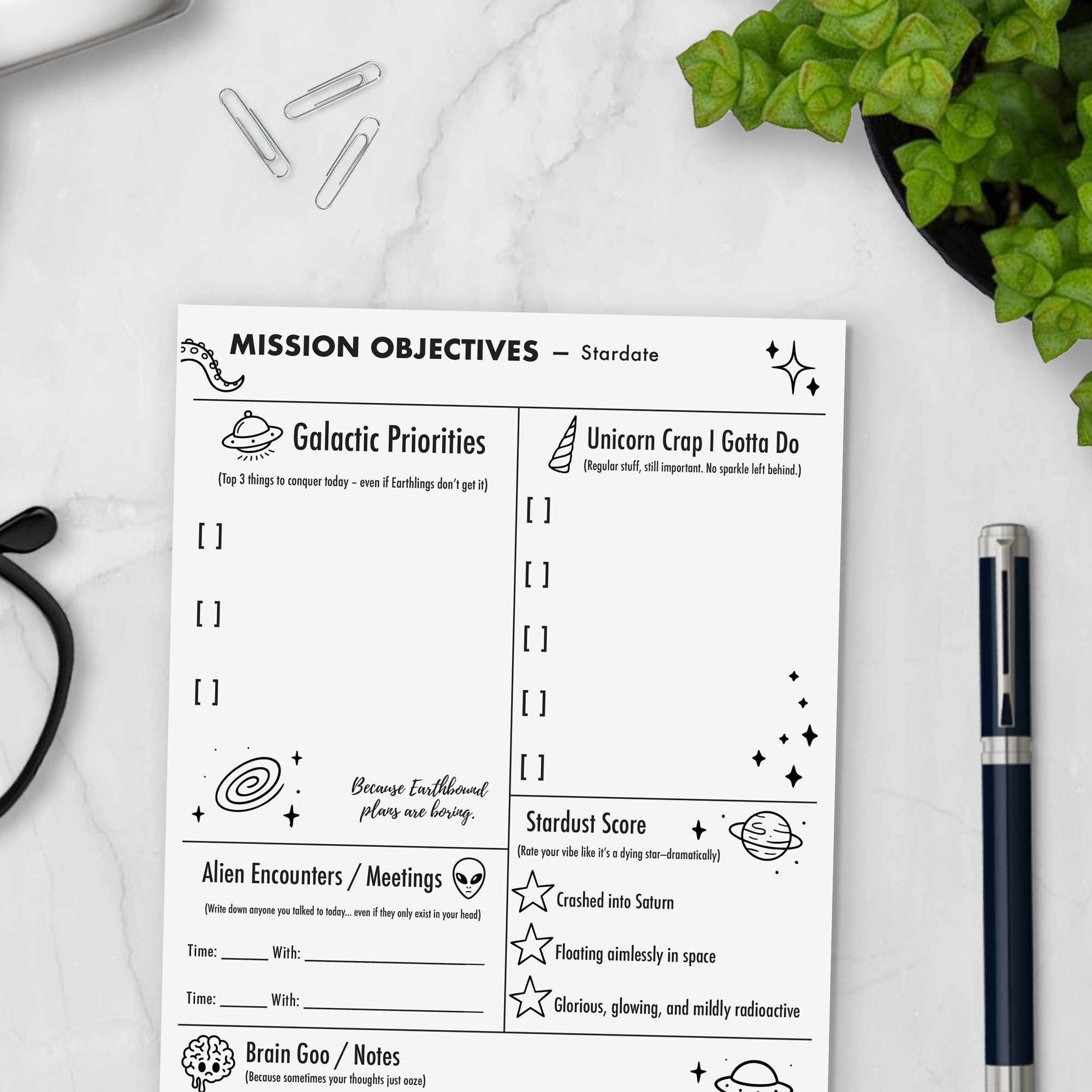 Unicorn from Uranus Notepad - Image 4