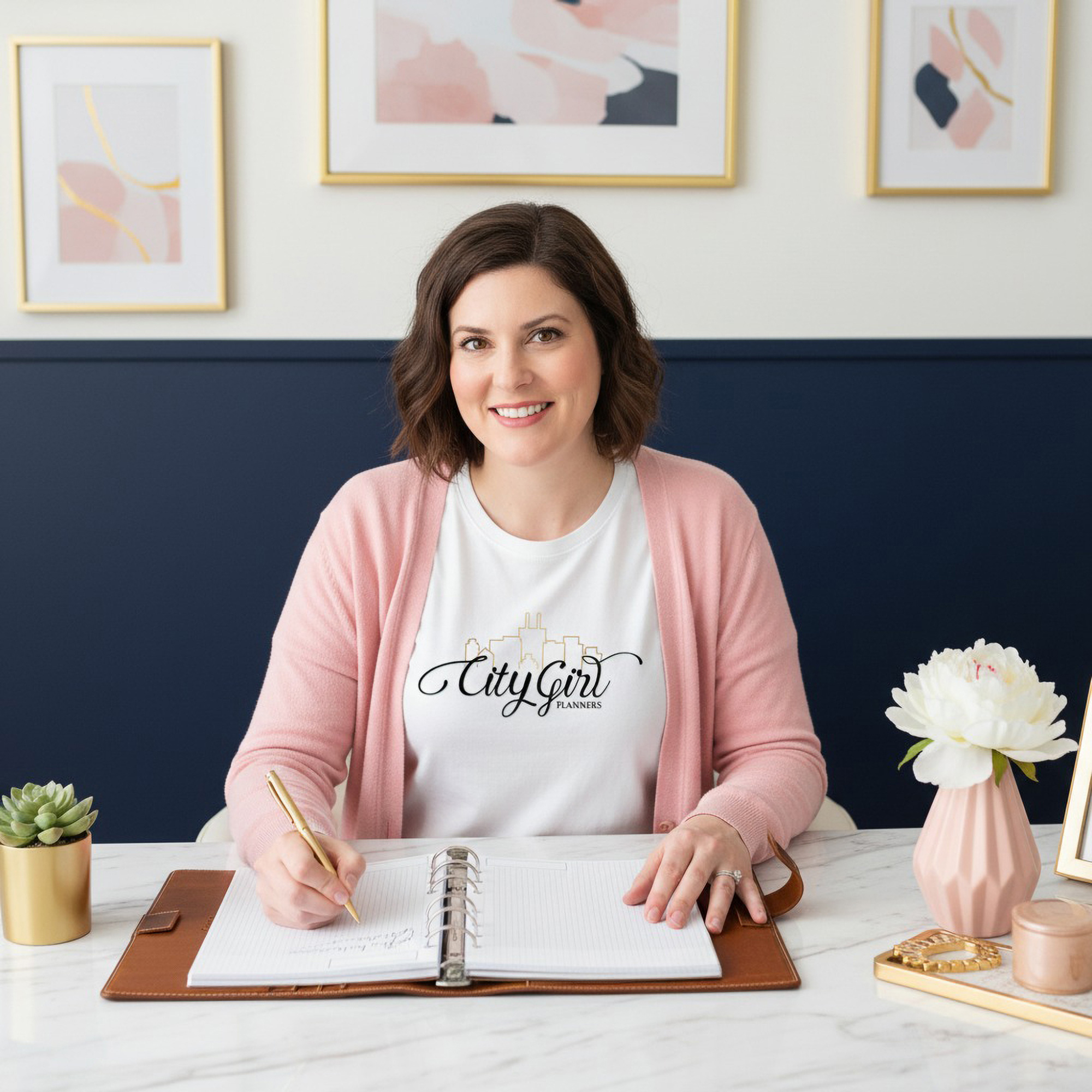 Floral Doodles Foiled Planner Insert – Lined Pages with Shiny Botanical Accents - Image 6