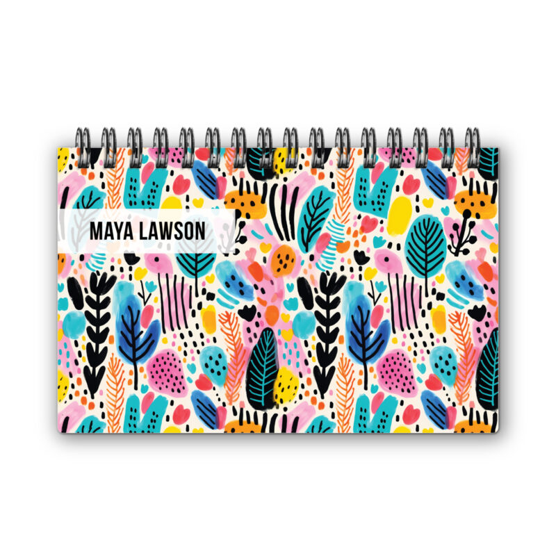 Wild Strokes Complete Week on 1 Page Landscape Planner