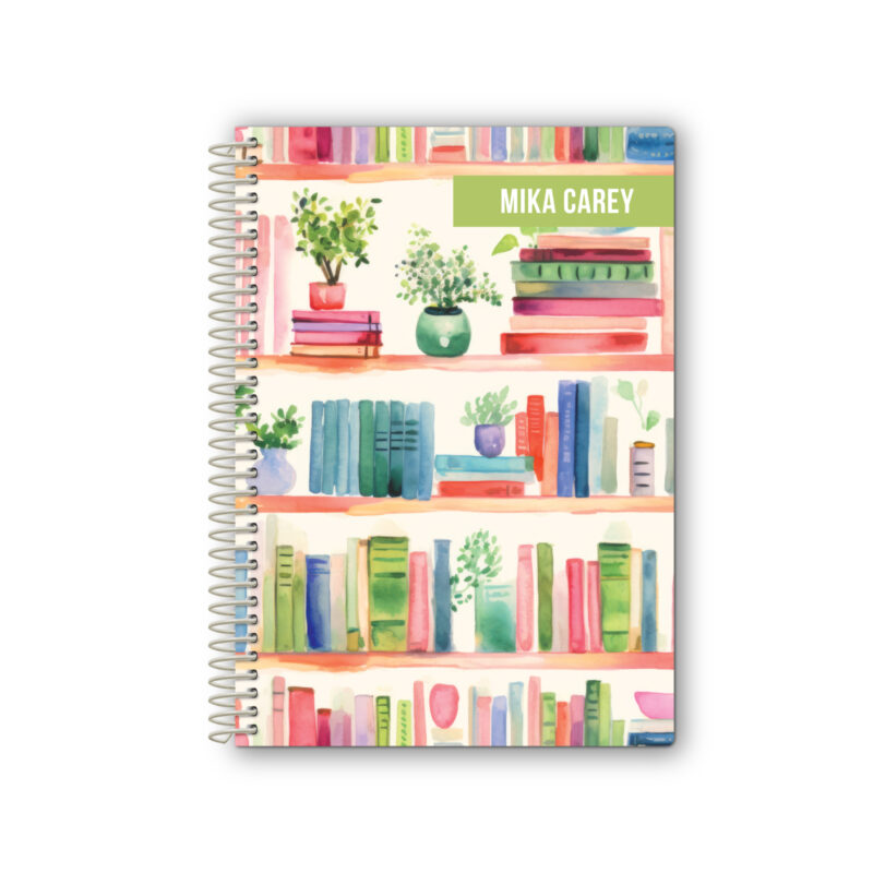 6x8 Spiral Notebook Shelf Control